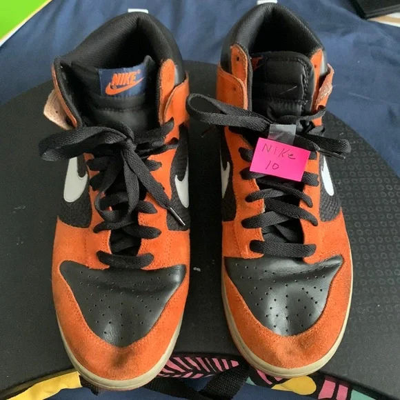 Nike Shoes Nike Dunk High Hoop Oranges Woven Poshmark